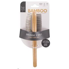 BROSSE DOUBLE BAMBOU