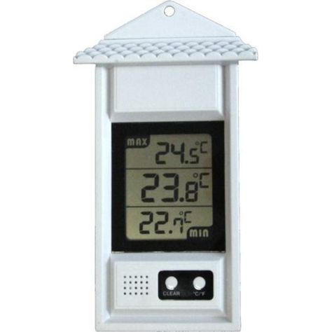 Thermomètre mini-maxi sans fil Stil - Longueur 95 mm - Largeur 70