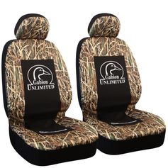 HOUSSES SIEGES CAMO ROSEAUX X2 AVANT GU