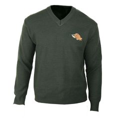 PULL COL V BECASSE KAKI