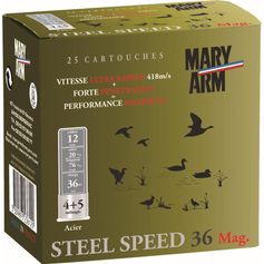 CARTOUCHES STEEL SPEED 12MAG 36G