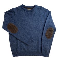 PULL COL ROND REALY BLEU
