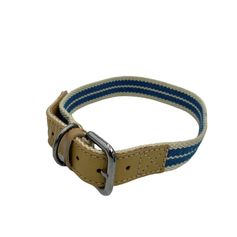 COLLIER RUBAN 40CM BLEU