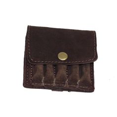 POCHETTE 5 BALLES RAYEES CROUTE CUIR
