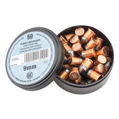 BALLES 9MM CONIQUE X50