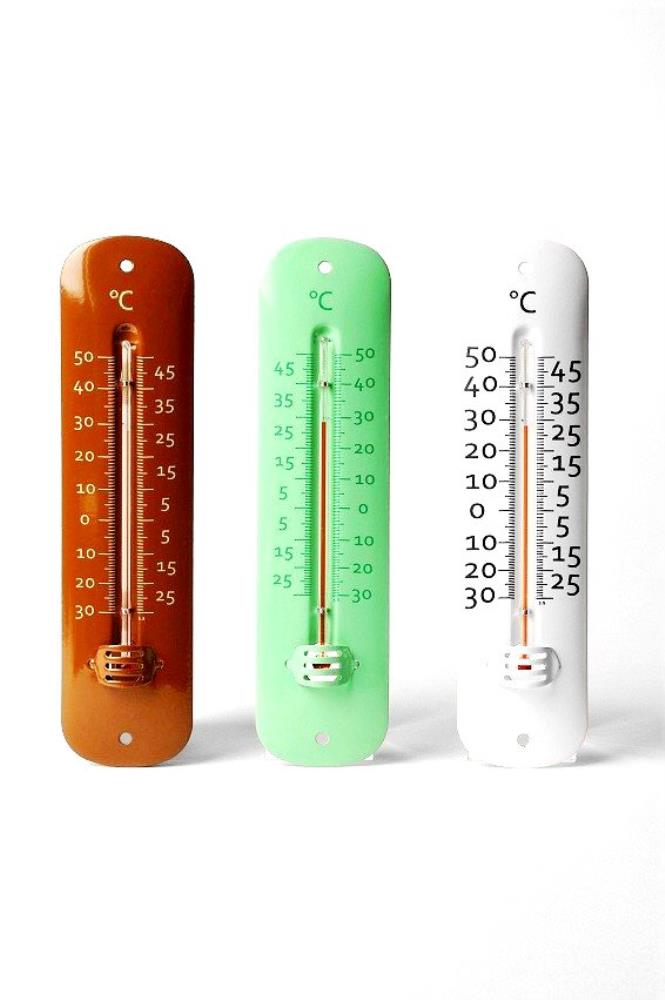 Thermomètre métal 19 cm