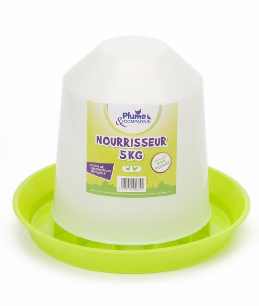 Nourrisseur plastique eco 5kg