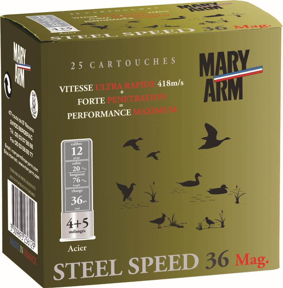 Cartouches Steel Speed 12mag 36g