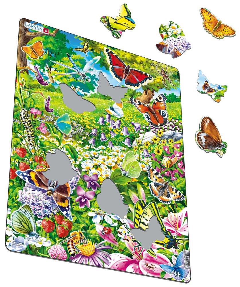Puzzle nature et papillons